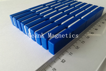 25.4 x 12.7 x 6.35ミリメートルカラフルプラスチックコーティング長方形ネオジム磁石ブロック