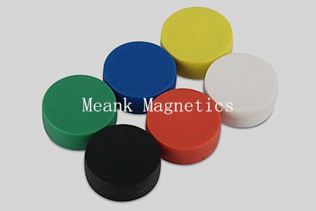 カラフルなプラスチックコーティングディスクネオジム磁石